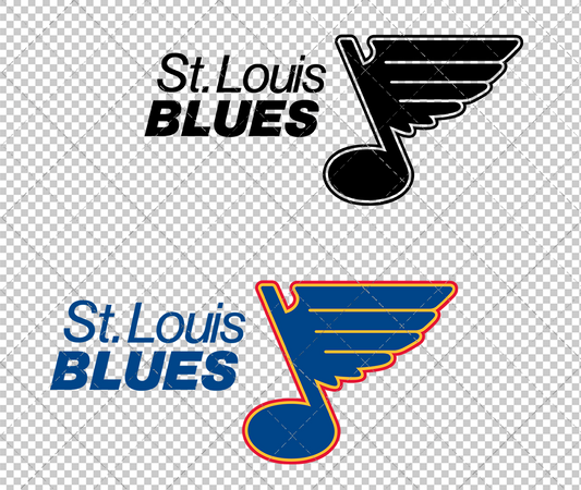 St. Louis Blues Alternate 1988 002, Svg, Dxf, Eps, Png - SvgShopArt