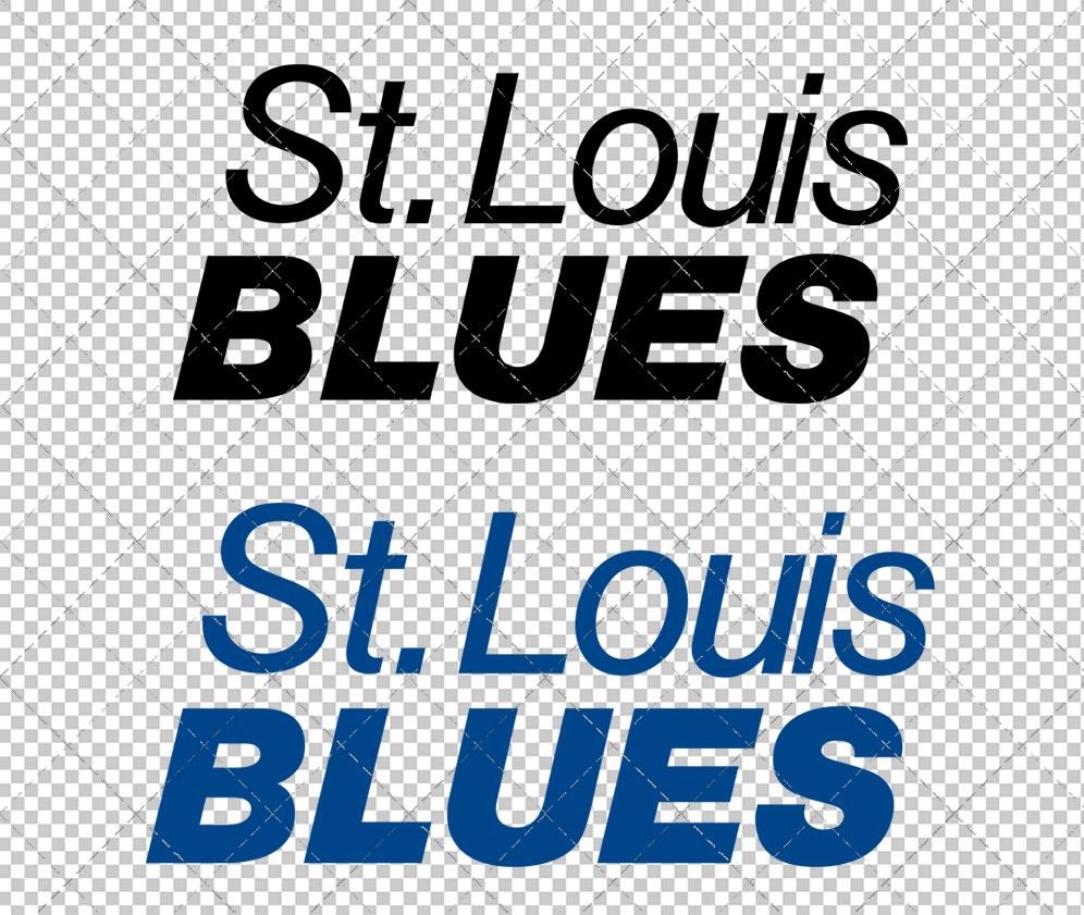 St. Louis Blues Wordmark 1988, Svg, Dxf, Eps, Png - SvgShopArt