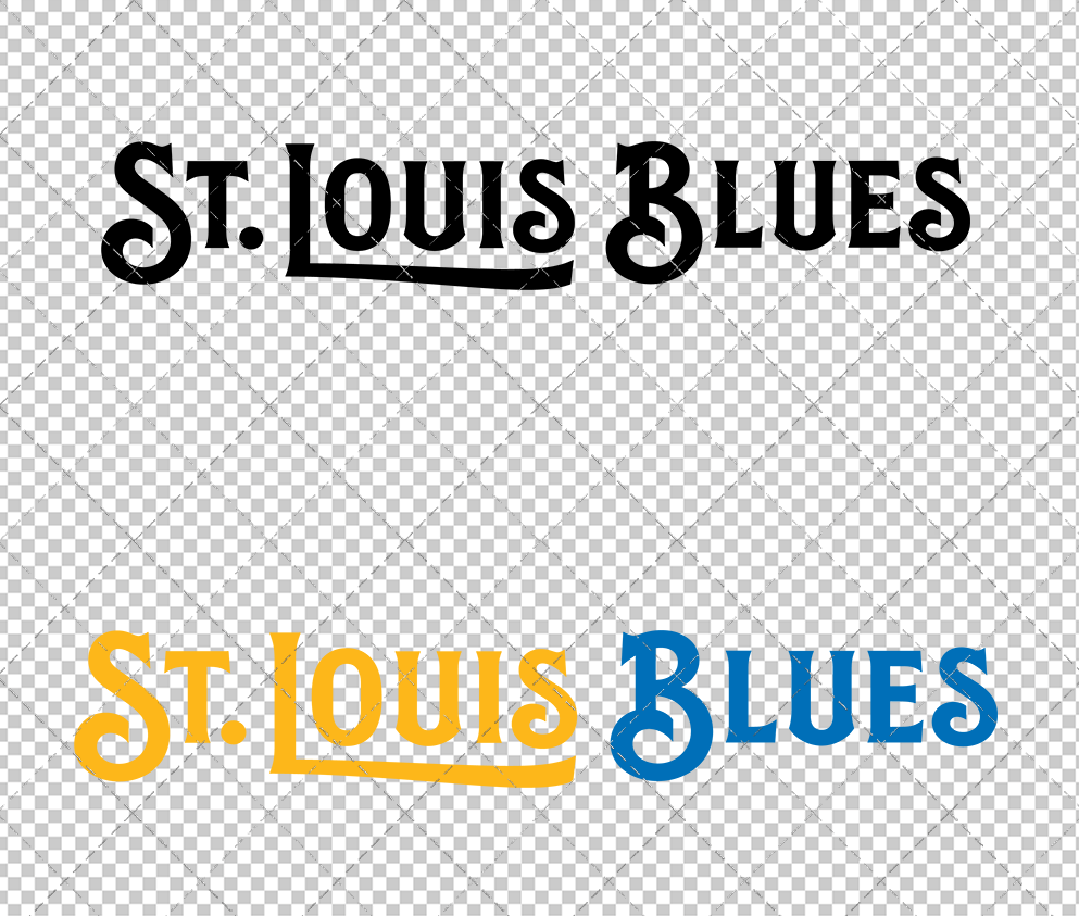 St. Louis Blues Wordmark 2025 002, Svg, Dxf, Eps, Png - SvgShopArt
