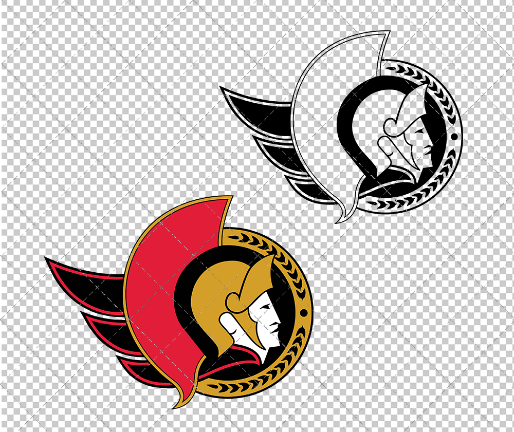 Ottawa Senators 1997, Svg, Dxf, Eps, Png - SvgShopArt