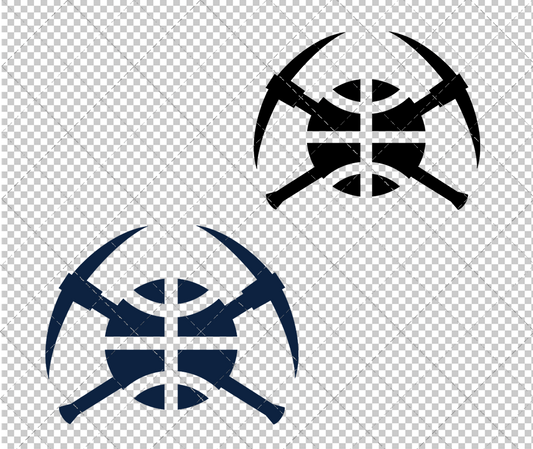 Denver Nuggets Alternate 2018 004, Svg, Dxf, Eps, Png - SvgShopArt