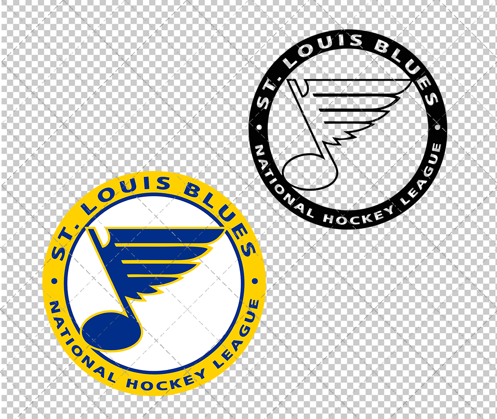 St. Louis Blues Alternate 1967, Svg, Dxf, Eps, Png - SvgShopArt