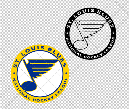 St. Louis Blues Alternate 1967, Svg, Dxf, Eps, Png - SvgShopArt