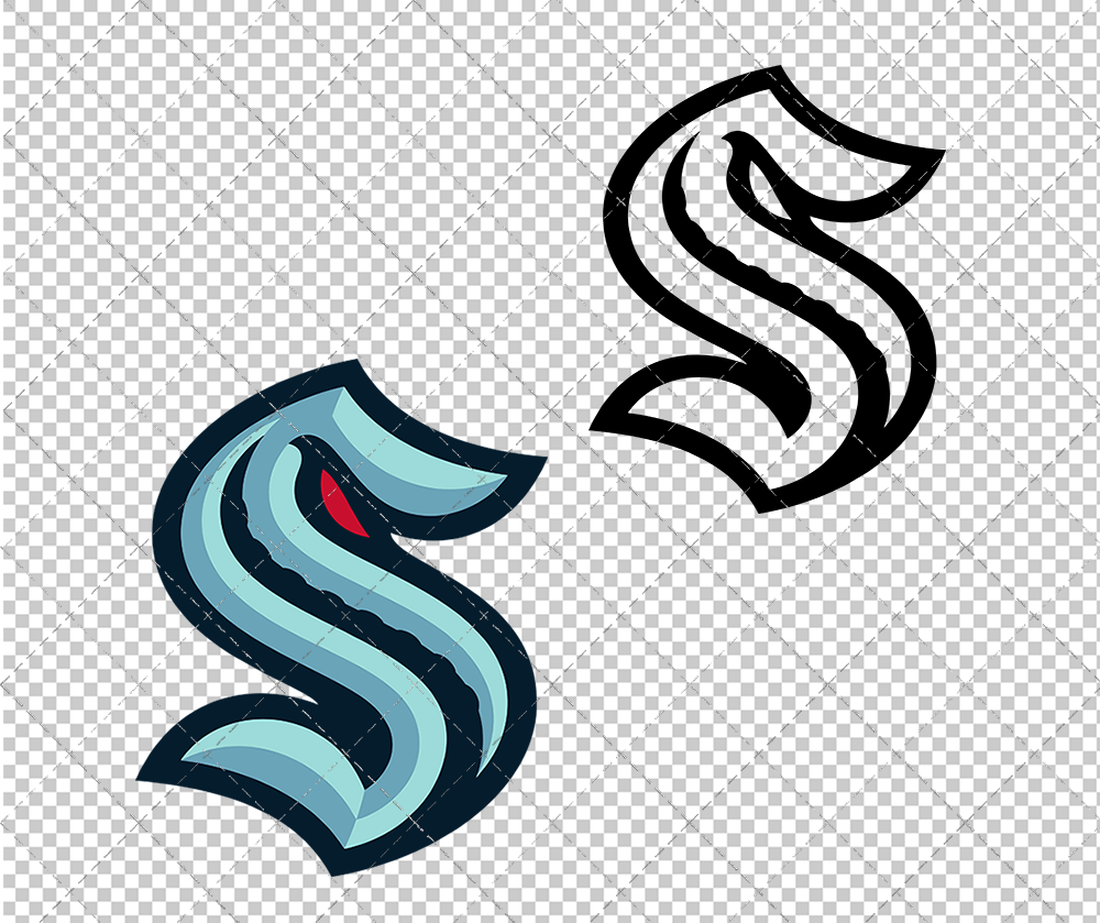 Seattle Kraken 2021, Svg, Dxf, Eps, Png - SvgShopArt