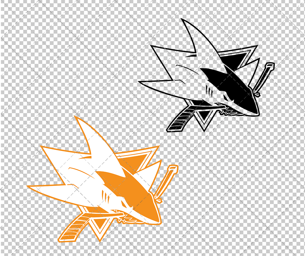 San Jose Sharks Concept 2008 005, Svg, Dxf, Eps, Png - SvgShopArt