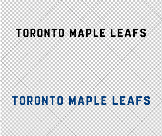 Toronto Maple Leafs Wordmark 2016, Svg, Dxf, Eps, Png - SvgShopArt