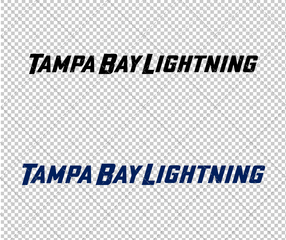 Tampa Bay Lightning Wordmark 2018, Svg, Dxf, Eps, Png - SvgShopArt