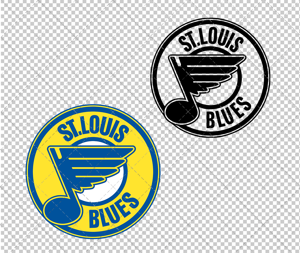 St. Louis Blues 1978, Svg, Dxf, Eps, Png - SvgShopArt