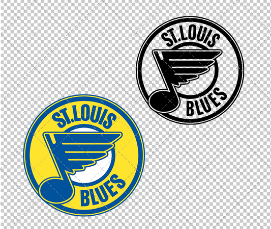 St. Louis Blues 1978, Svg, Dxf, Eps, Png - SvgShopArt