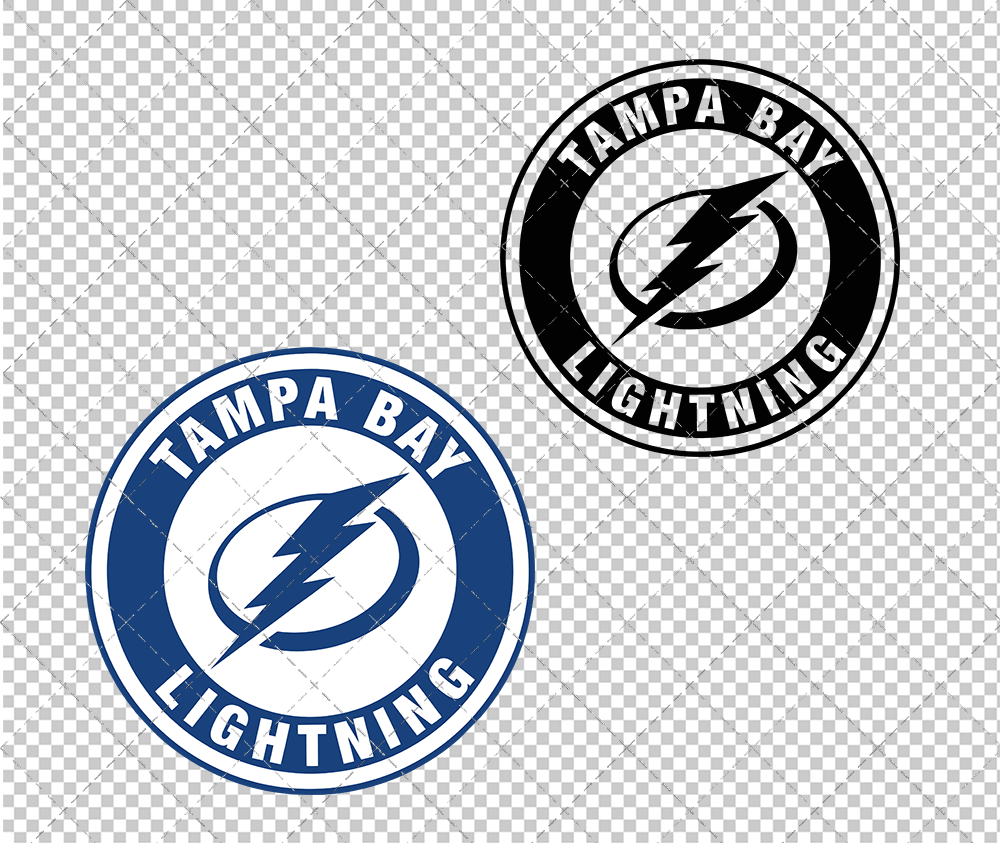 Tampa Bay Lightning Circle 2011 002, Svg, Dxf, Eps, Png - SvgShopArt