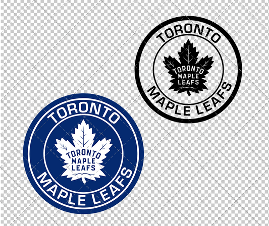 Toronto Maple Leafs Circle 2016 002, Svg, Dxf, Eps, Png - SvgShopArt