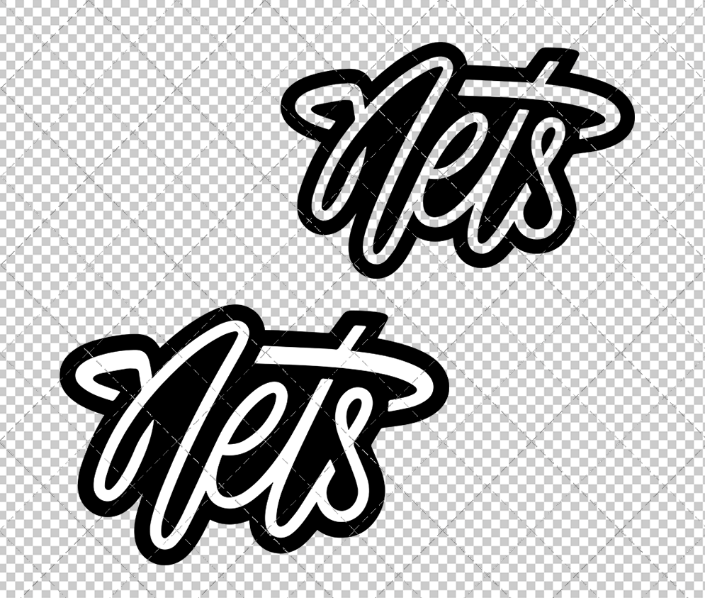 Brooklyn Nets Alternate 2024, Svg, Dxf, Eps, Png - SvgShopArt