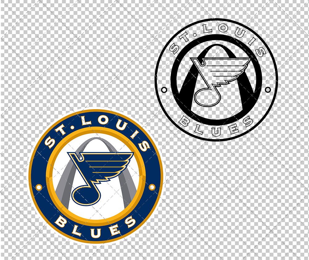 St. Louis Blues Alternate 2008, Svg, Dxf, Eps, Png - SvgShopArt