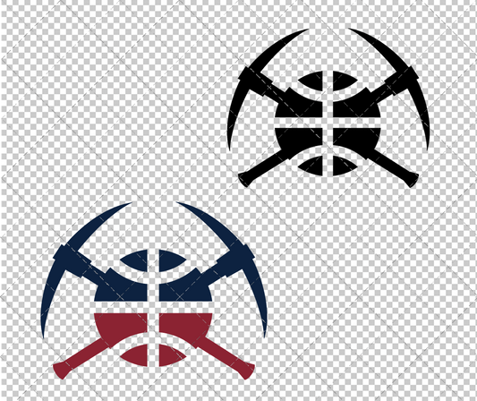 Denver Nuggets Alternate 2018 006, Svg, Dxf, Eps, Png - SvgShopArt