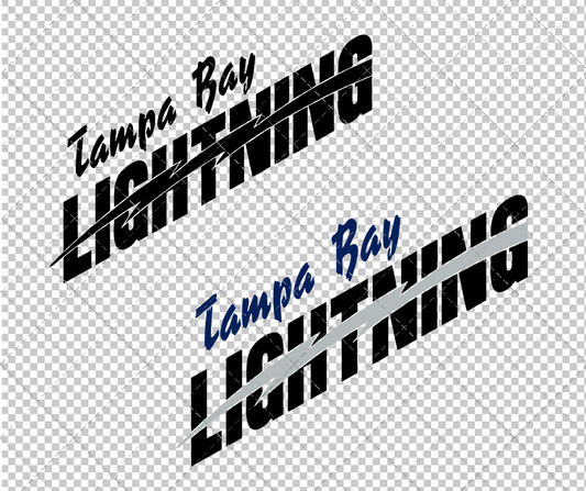 Tampa Bay Lightning Wordmark 2001, Svg, Dxf, Eps, Png - SvgShopArt