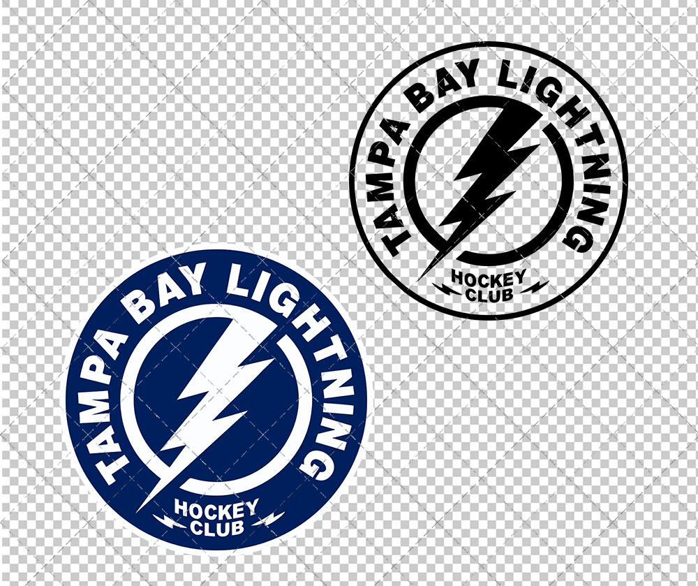 Tampa Bay Lightning Alternate 2018, Svg, Dxf, Eps, Png - SvgShopArt