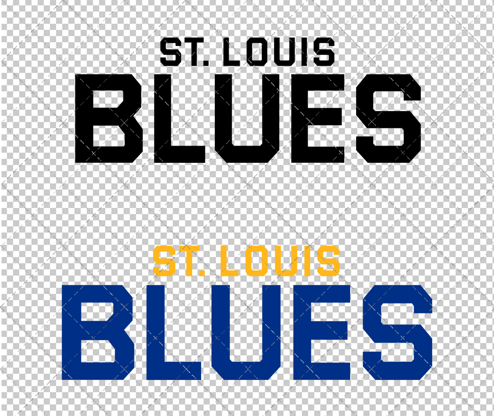 St. Louis Blues Wordmark 2016, Svg, Dxf, Eps, Png - SvgShopArt