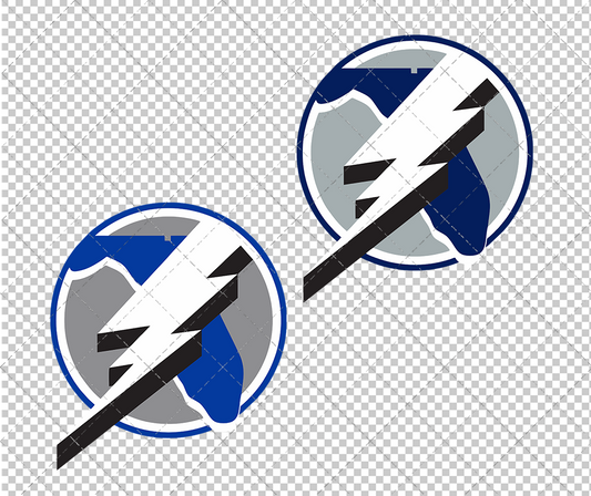 Tampa Bay Lightning Alternate 1992, Svg, Dxf, Eps, Png - SvgShopArt