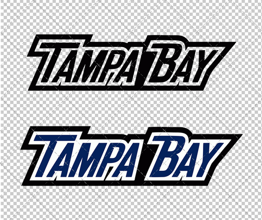 Tampa Bay Lightning Wordmark 2007 003, Svg, Dxf, Eps, Png - SvgShopArt