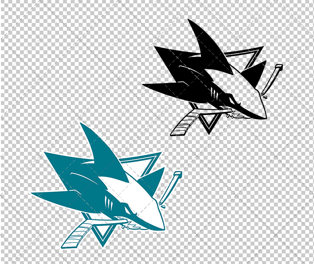 San Jose Sharks Concept 2008, Svg, Dxf, Eps, Png - SvgShopArt