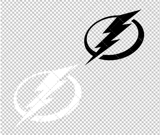 Tampa Bay Lightning Alternate 2011, Svg, Dxf, Eps, Png - SvgShopArt