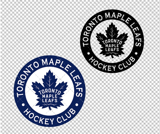 Toronto Maple Leafs Circle 2016 004, Svg, Dxf, Eps, Png - SvgShopArt