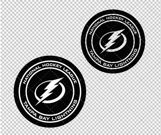 Tampa Bay Lightning Circle 2018 003, Svg, Dxf, Eps, Png - SvgShopArt