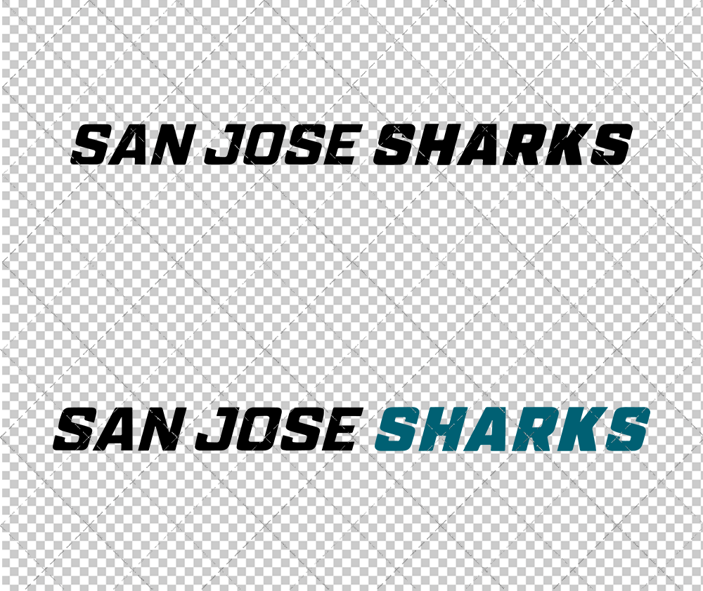 San Jose Sharks Wordmark 2020 002, Svg, Dxf, Eps, Png - SvgShopArt