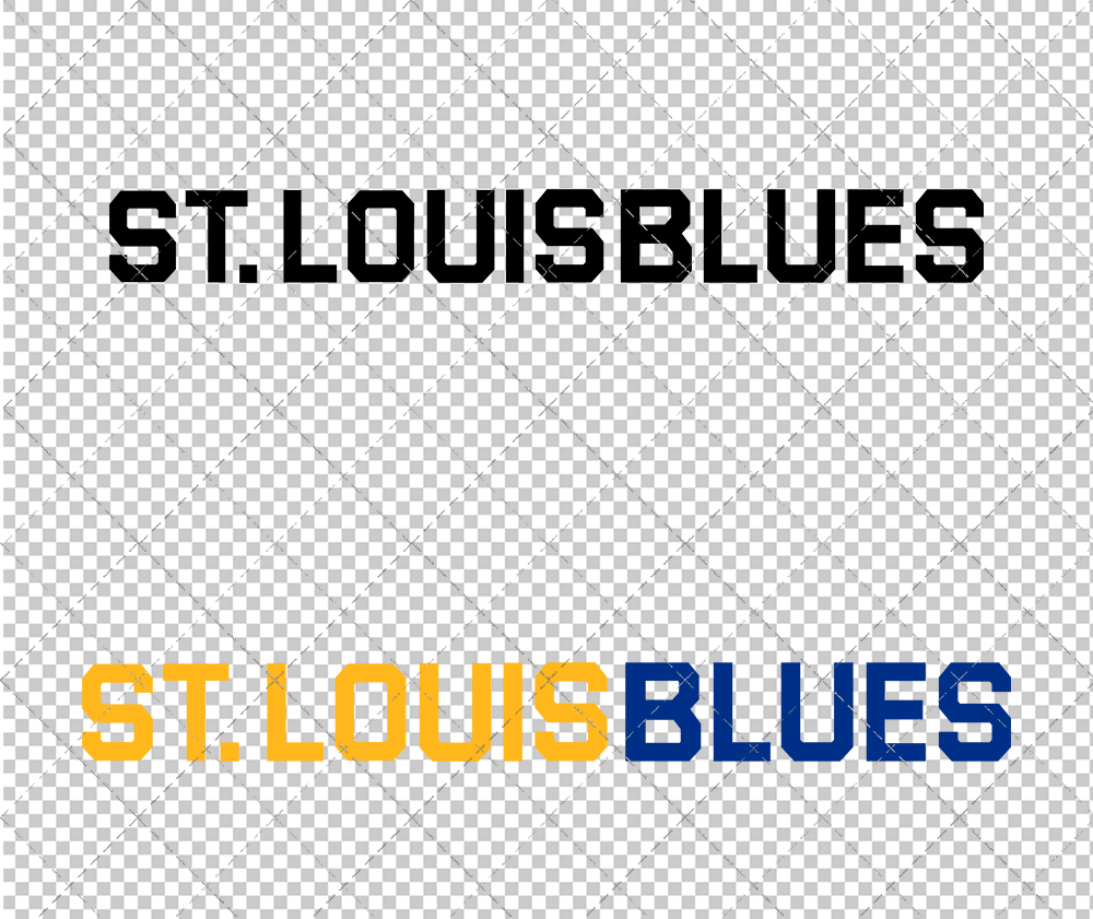 St. Louis Blues Wordmark 2016 003, Svg, Dxf, Eps, Png - SvgShopArt