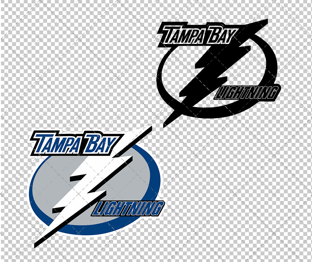 Tampa Bay Lightning Concept 1992, Svg, Dxf, Eps, Png - SvgShopArt