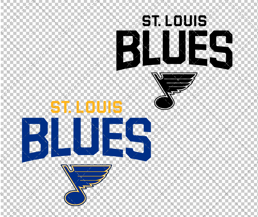 St. Louis Blues Wordmark 2016 002, Svg, Dxf, Eps, Png - SvgShopArt