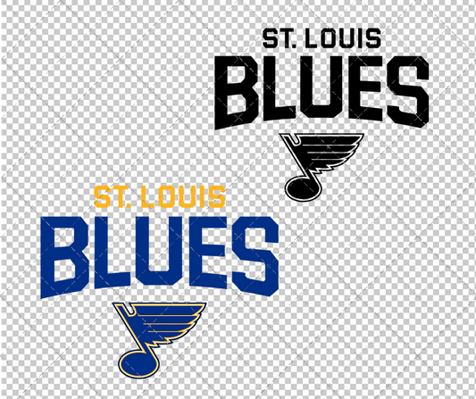 St. Louis Blues Wordmark 2016 002, Svg, Dxf, Eps, Png - SvgShopArt