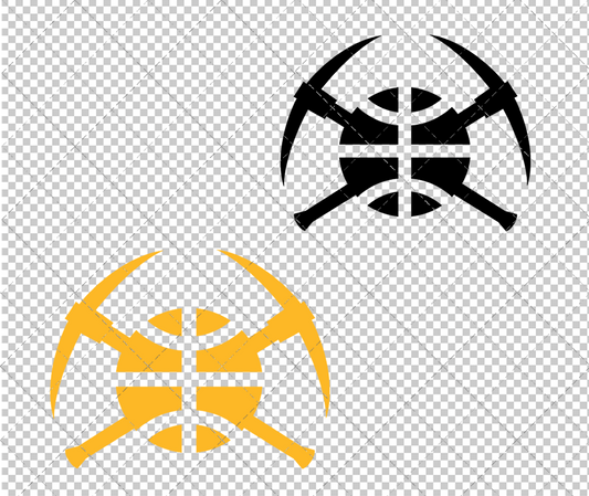 Denver Nuggets Alternate 2018 005, Svg, Dxf, Eps, Png - SvgShopArt