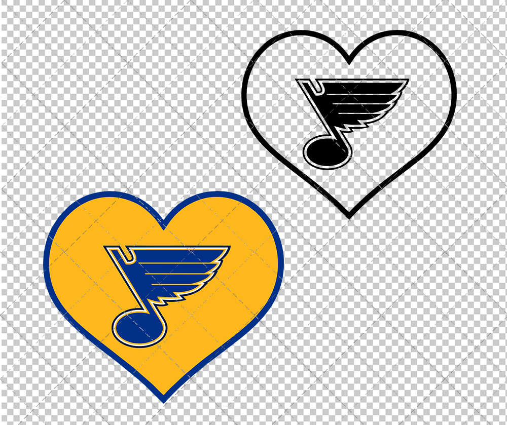 St. Louis Blues Concept 2008, Svg, Dxf, Eps, Png - SvgShopArt