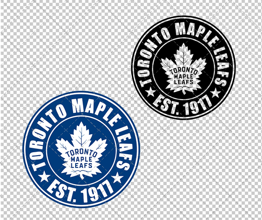 Toronto Maple Leafs Circle 2016 005, Svg, Dxf, Eps, Png - SvgShopArt