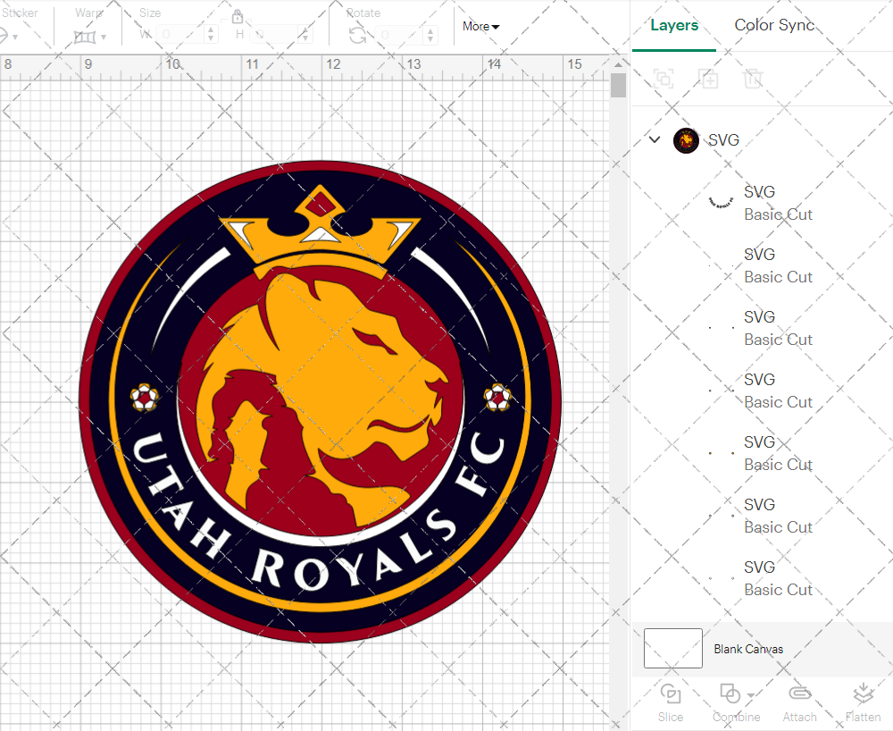 Utah Royals FC 2018 Svg, Dxf, Eps, Png 002