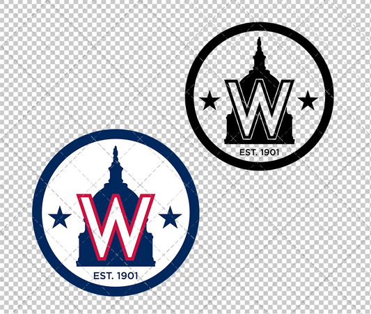 Washington Nationals Alternate 2020, Svg, Dxf, Eps, Png