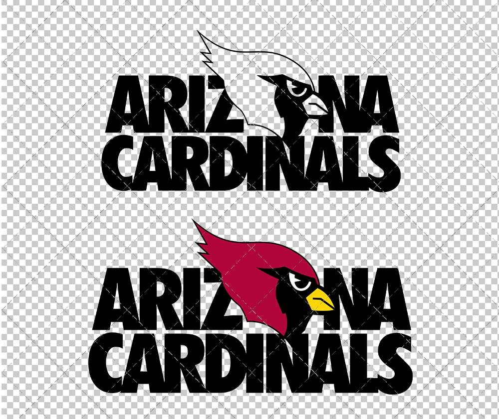 Arizona Cardinals Wordmark 1996, Svg, Dxf, Eps, Png - SvgShopArt